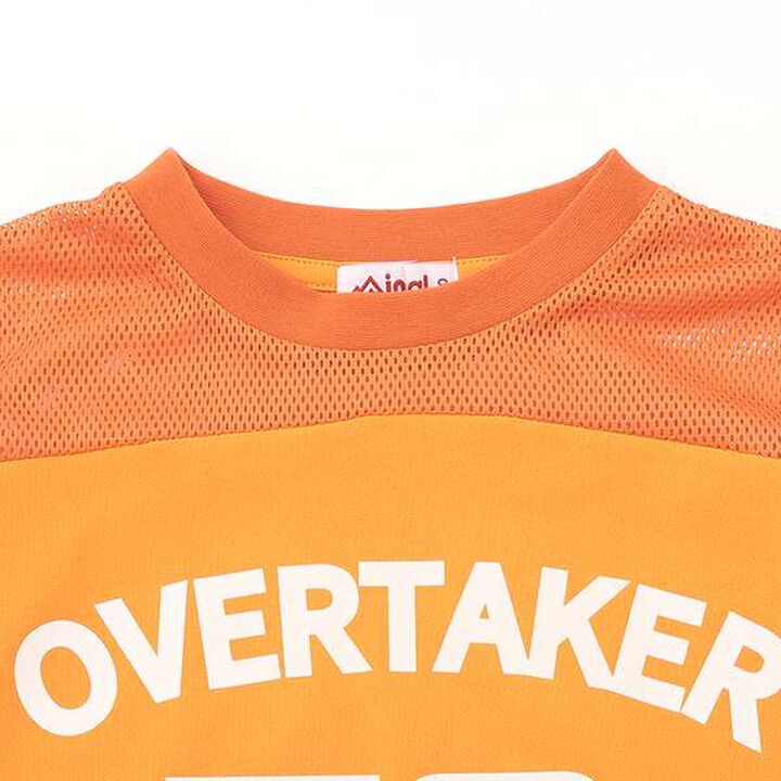 Mesh Panel T-Shirt,Orange, medium image number 11