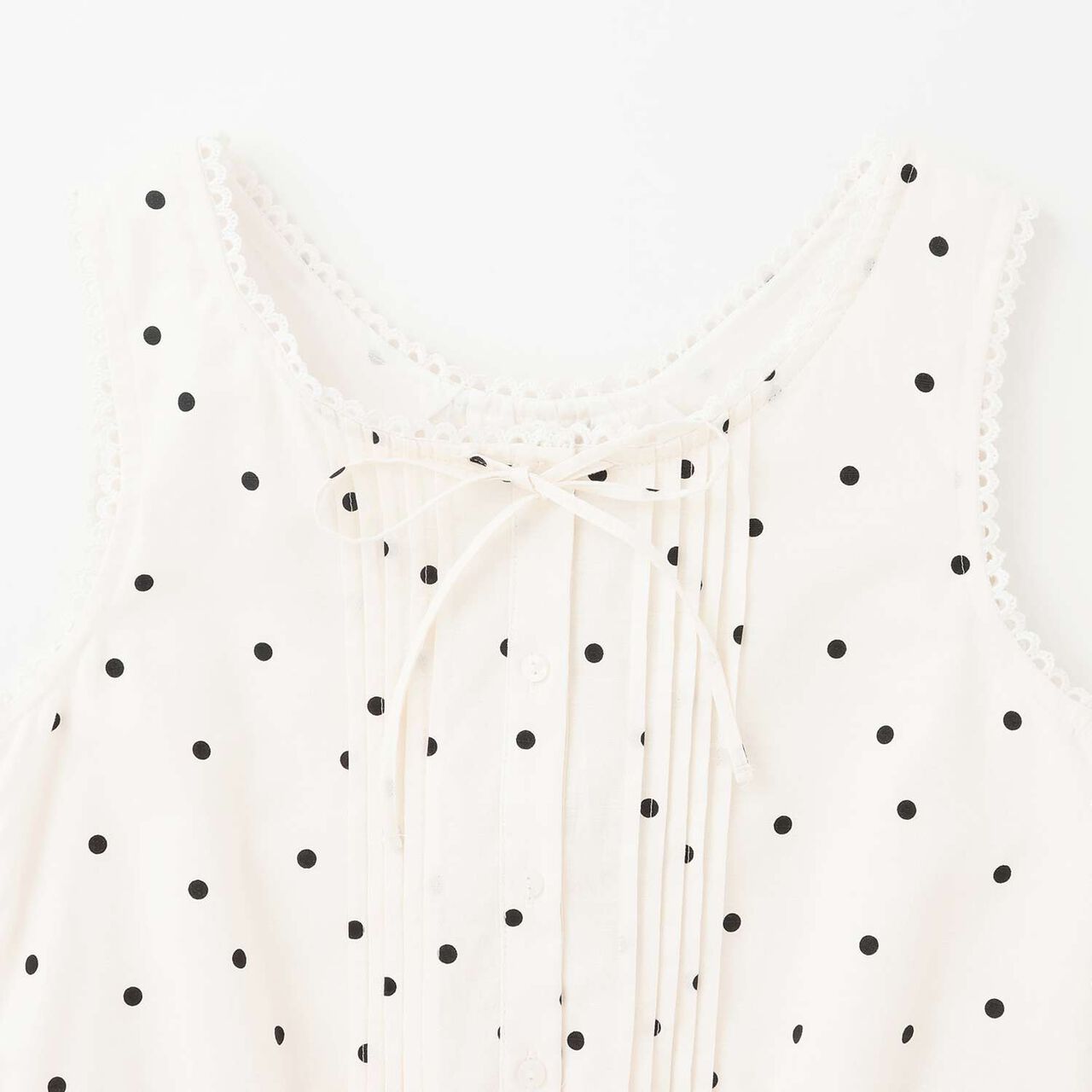 [Parent-Child Matching] Cotton Lace Top,Ivory, large image number 2