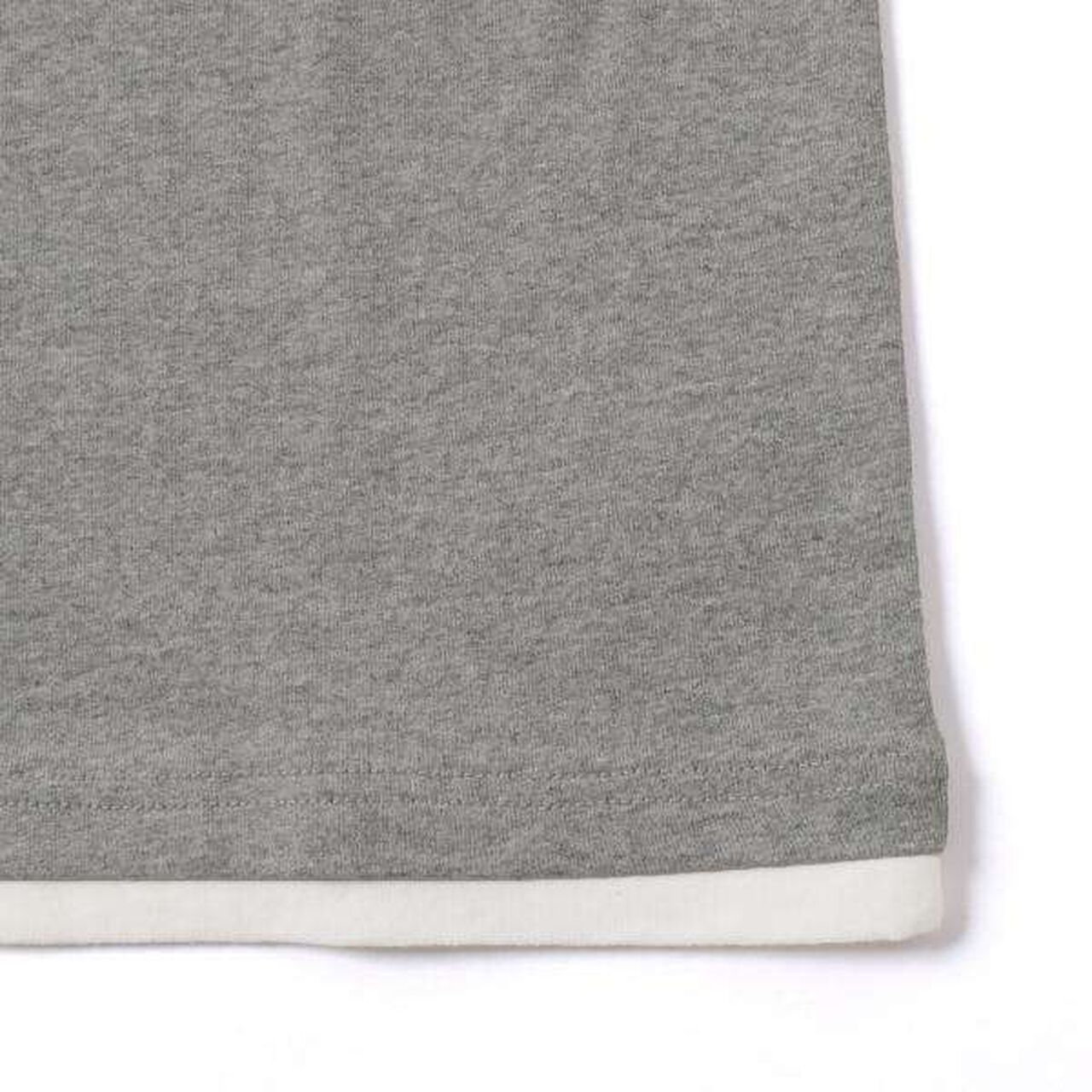 Layered Hem Long-Sleeve T-Shirt,Black, large image number 13