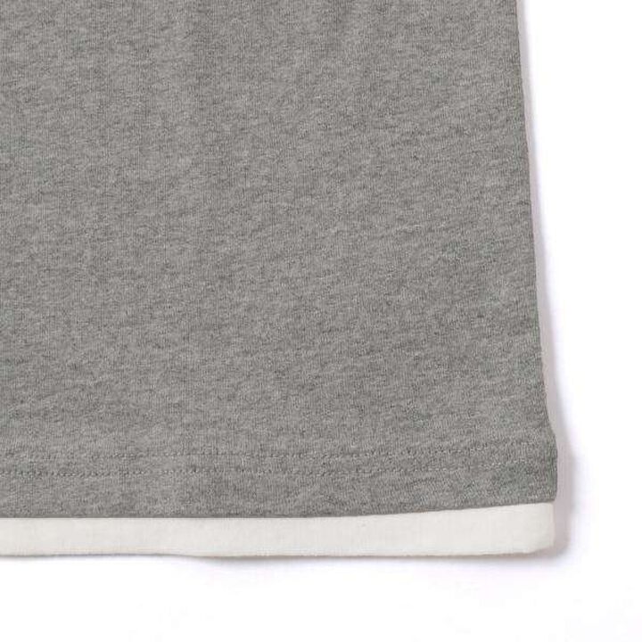 Layered Hem Long-Sleeve T-Shirt,Black, medium image number 13