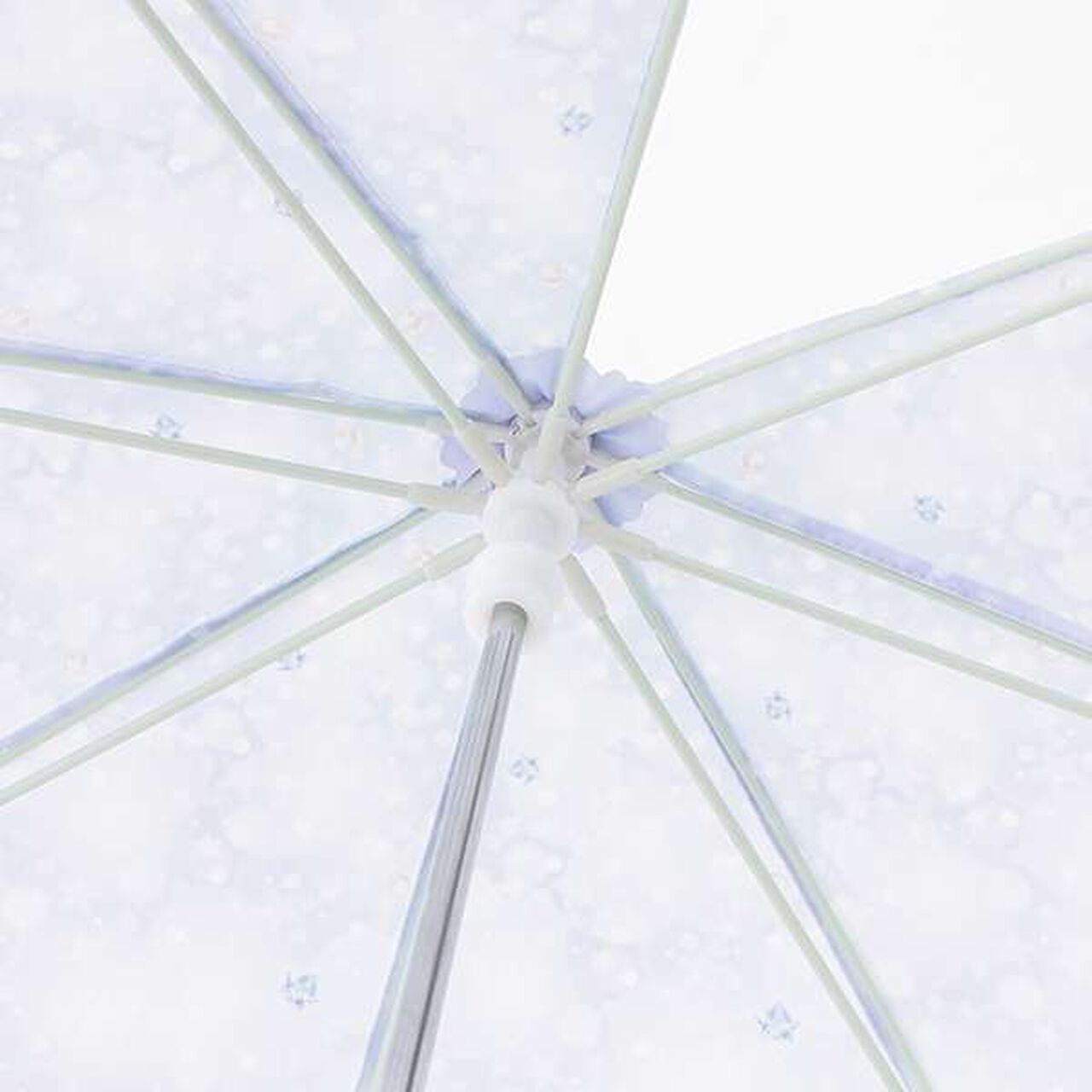 Star Jewel Gradient Pattern Umbrella 50cm,Sax blue, large image number 7