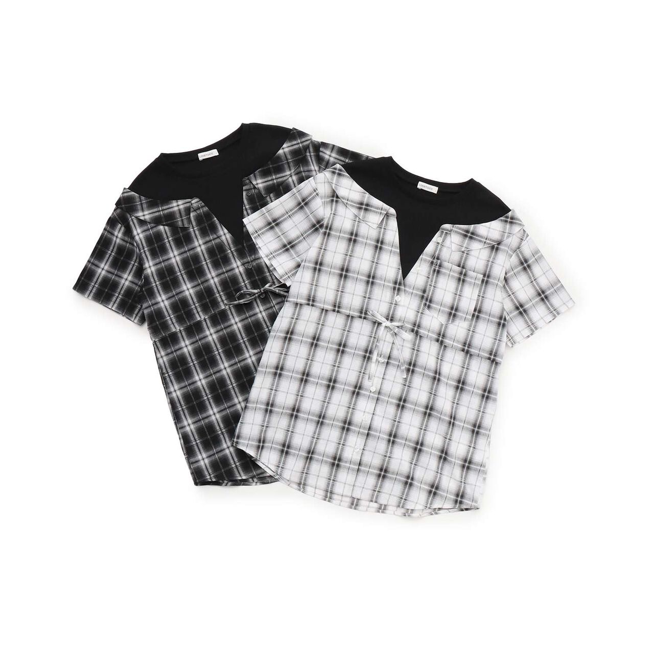 Shirt Docking Pullover Tunic Dress,Off white, large image number 8