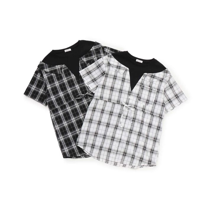 Shirt Docking Pullover Tunic Dress,Off white, medium image number 8