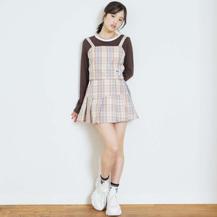 [7 Days] Side Line Camisole Set Up,Gray, medium image number 3