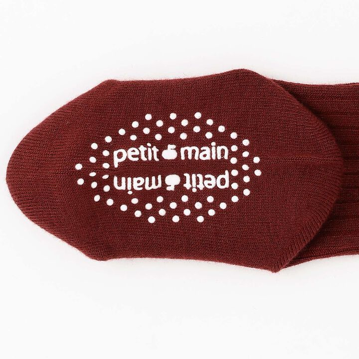 Wool Blend Ribbed Tights,Wine, medium image number 2