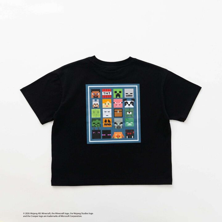 [Minecraft] Icon Block Back Short-Sleeve T-Shirt,White, medium image number 16