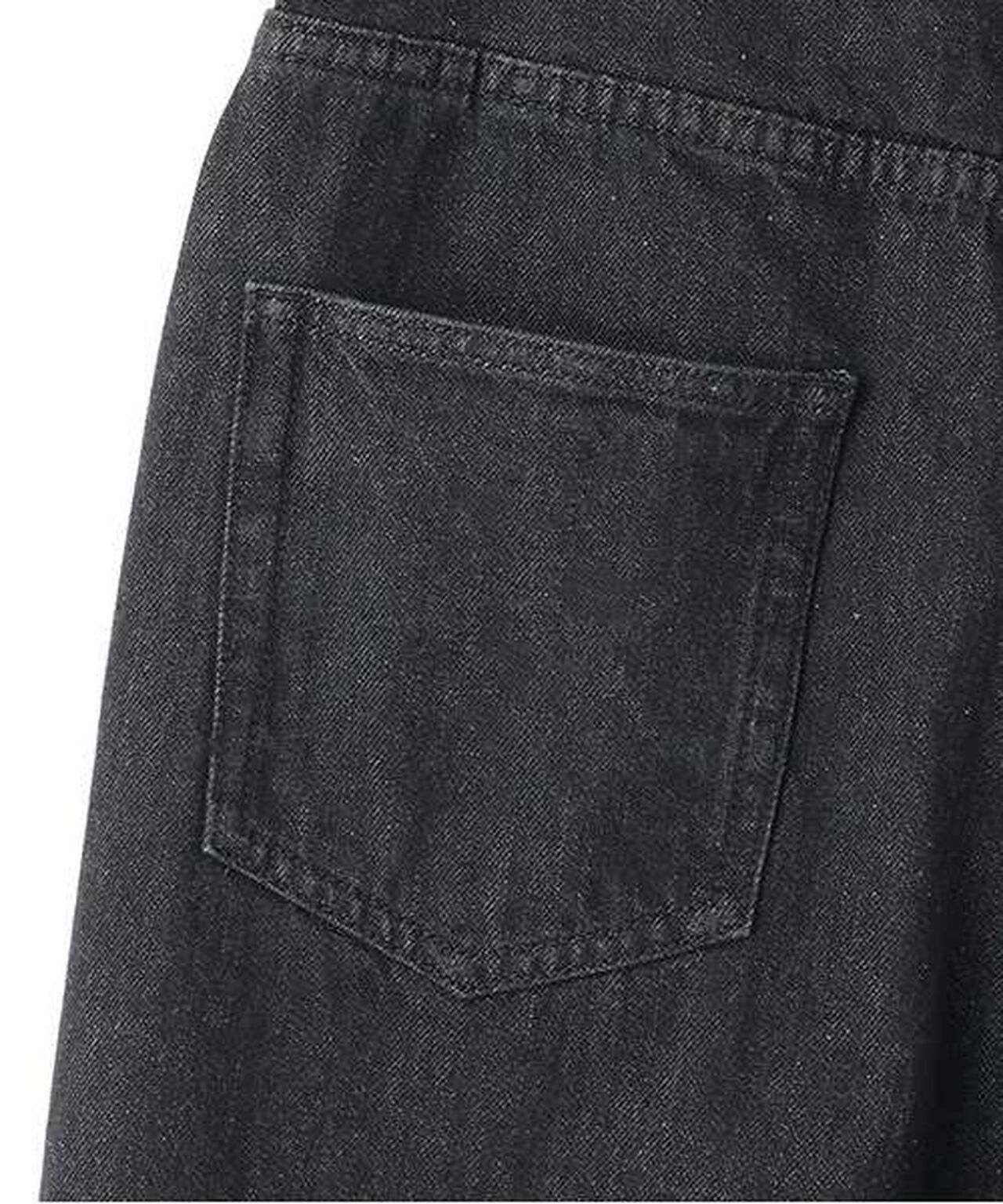 Denim Wide Tapered Pants,Sax blue, large image number 9