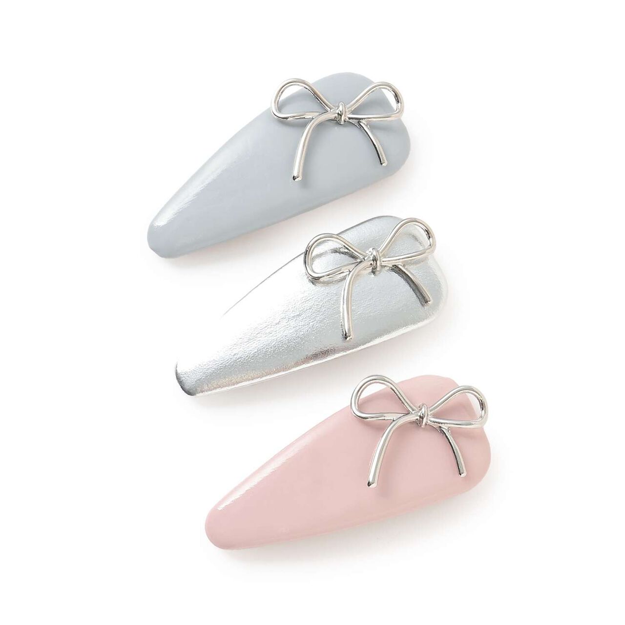 Sparkling Hair Clip,Sax blue, large image number 4