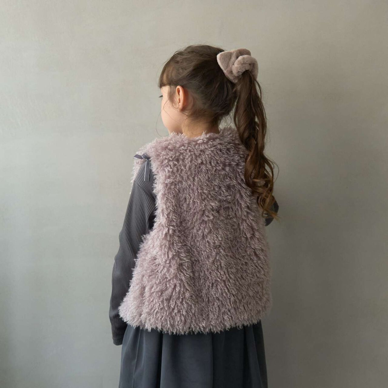 [Halloween] Fluffy and Soft Fur Vest,Greige, large image number 5