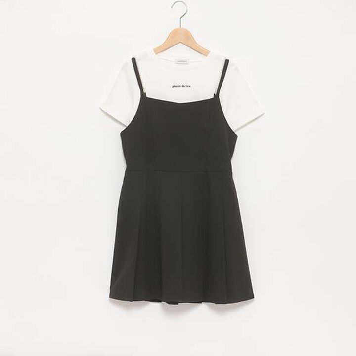 Inner Lining Included Pearl Code Jumpskirt,Gray, medium image number 8