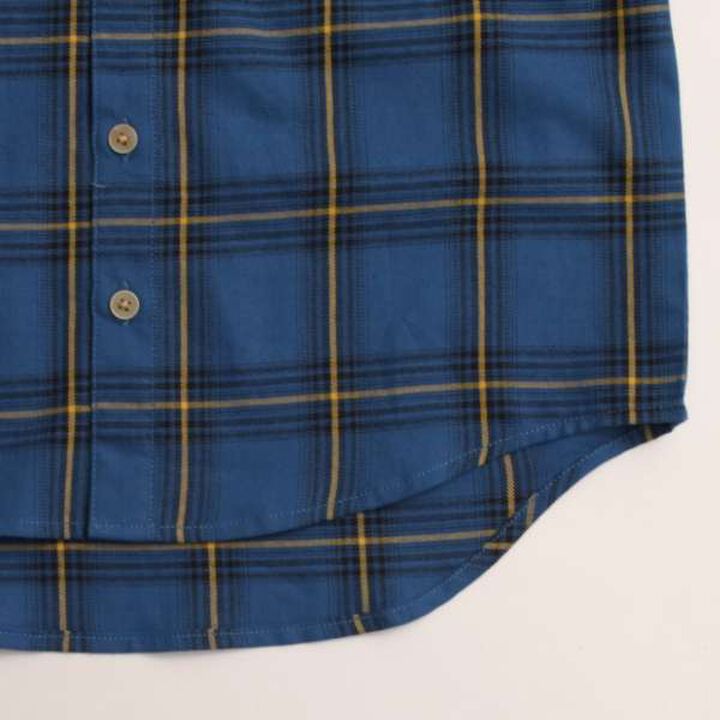 Drop Shoulder Pattern Long-Sleeve Shirt,Navy, medium image number 5