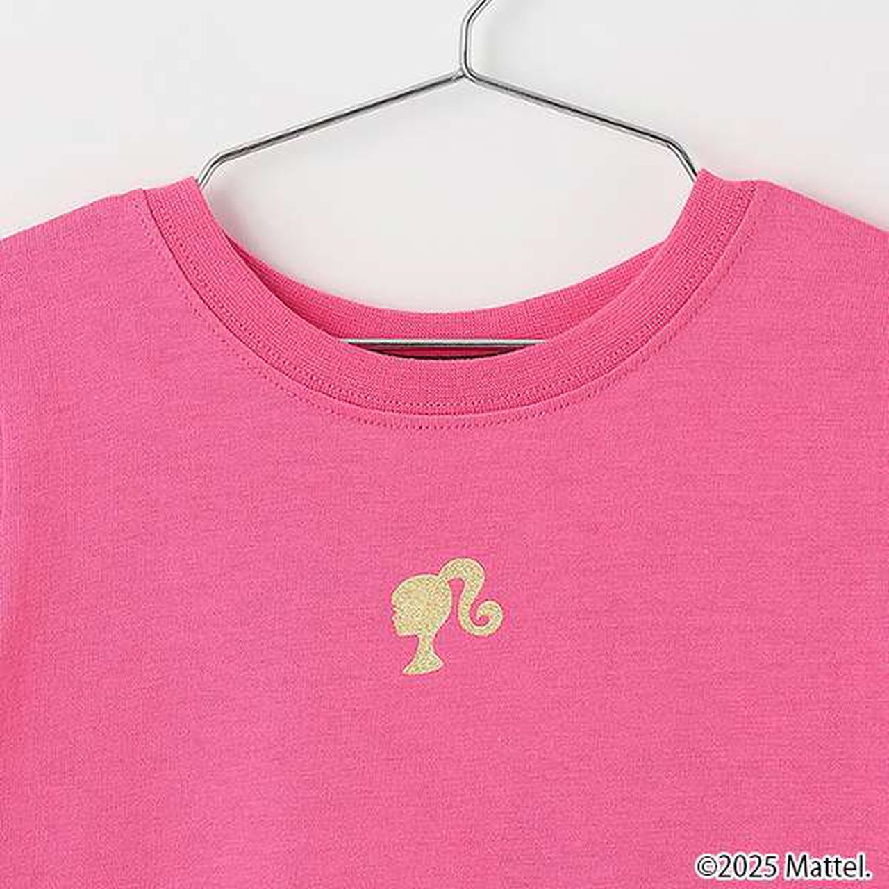 [Barbie] Sleeve Tuck T-Shirt,White, large image number 2