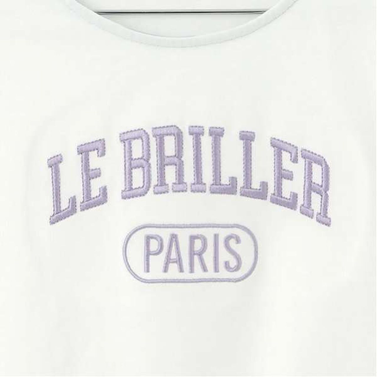 Sheer Knitwear T-Shirt Set,Light blue, large image number 3