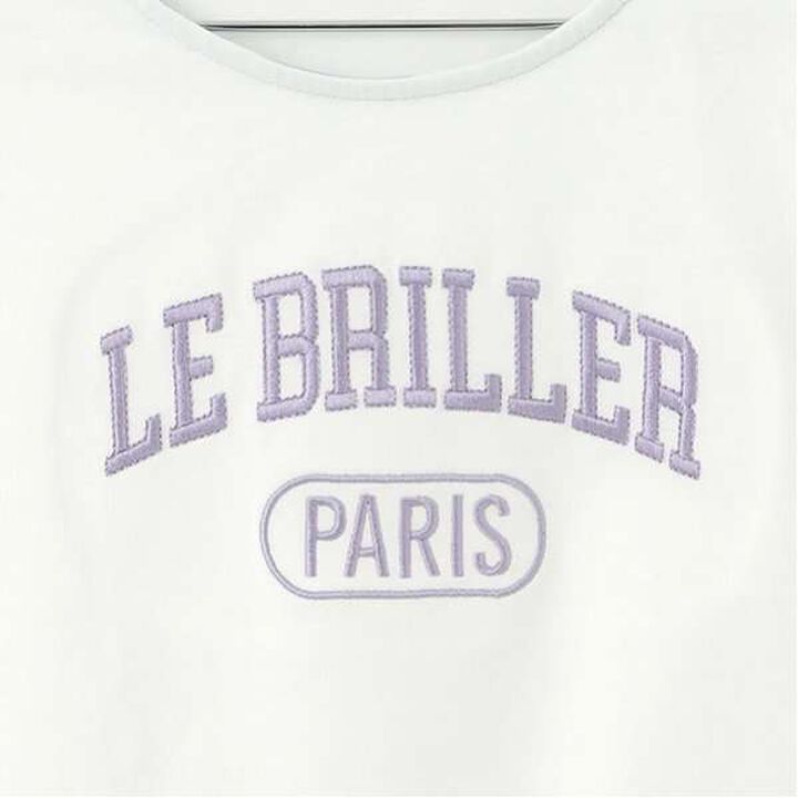 Sheer Knitwear T-Shirt Set,Light blue, medium image number 3