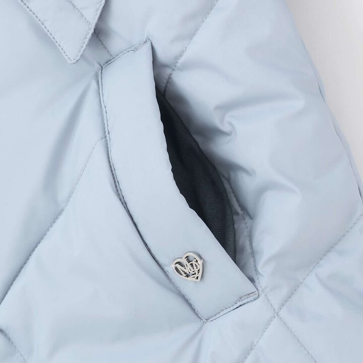 Water-Repellent Ribbon Belt Long Down with Beautiful Silhouette,Pink, medium image number 5