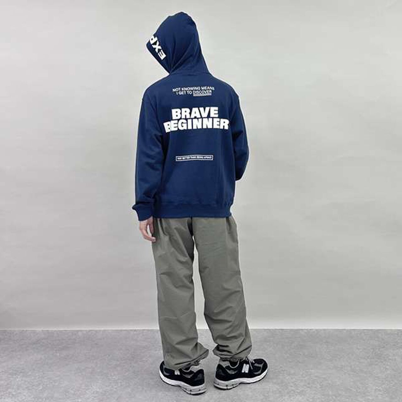 Nylon Brushed Lining Jogger Pants,Khaki, large image number 15