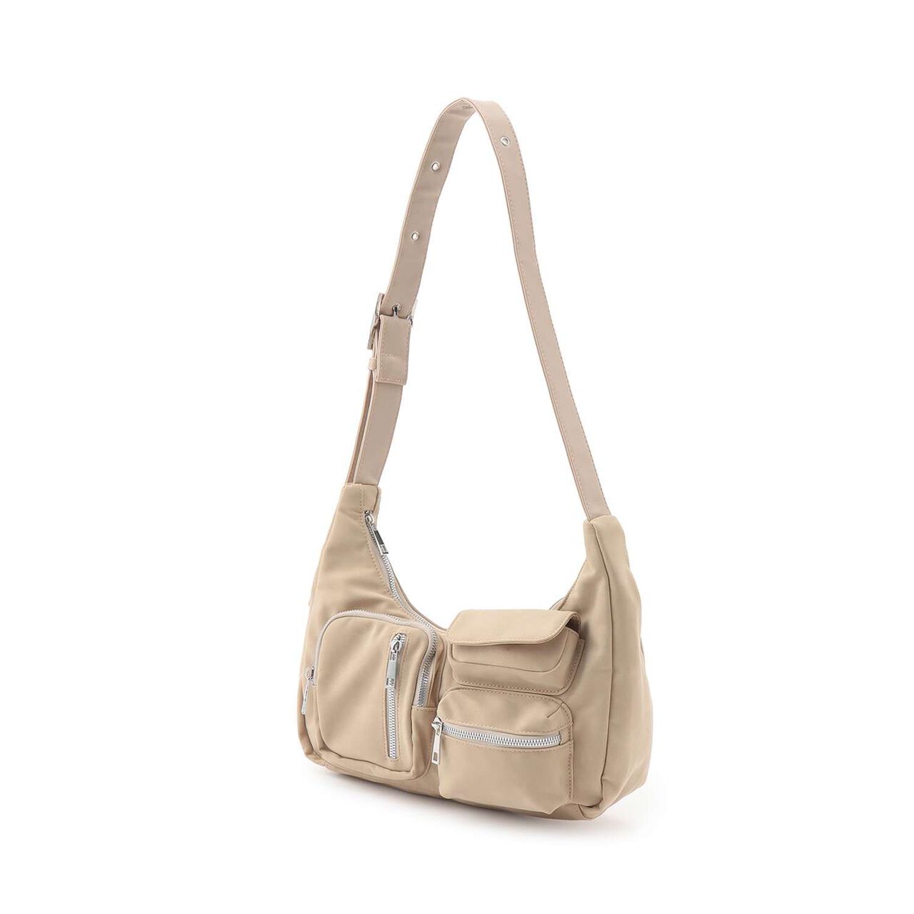 Pocket Moon Shoulder,Beige, large image number 0
