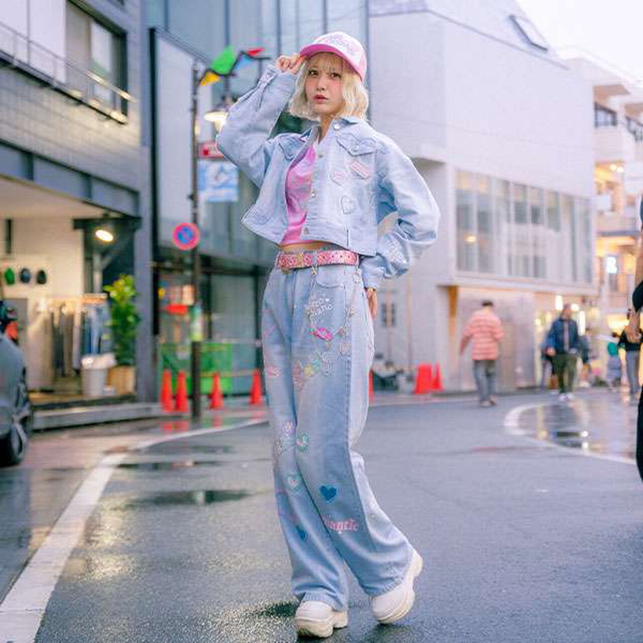 Reissue♪ Charm Logo Cap [Cool Sensation],Light blue, large image number 3