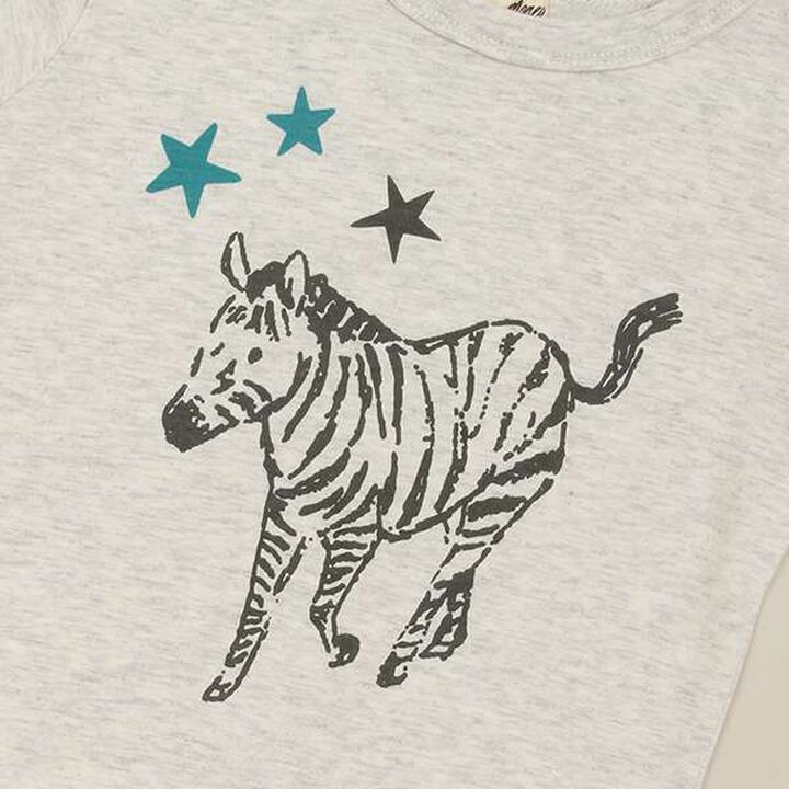 Animal Motif Long-Sleeve T-Shirt,Light gray, medium image number 5