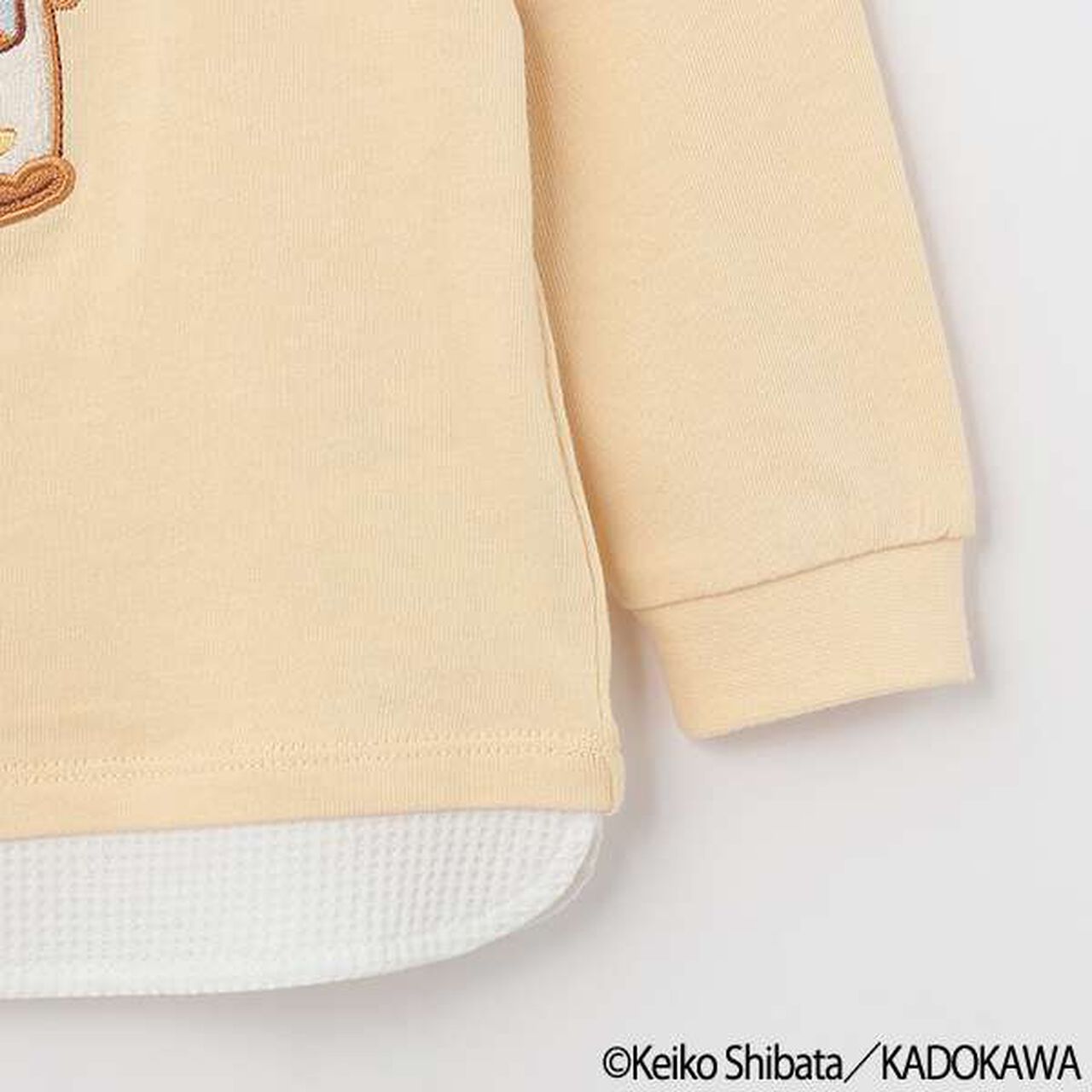 [Bread Thief] Appliqu&eacute; Long-Sleeve T-Shirt,Off white, large image number 14