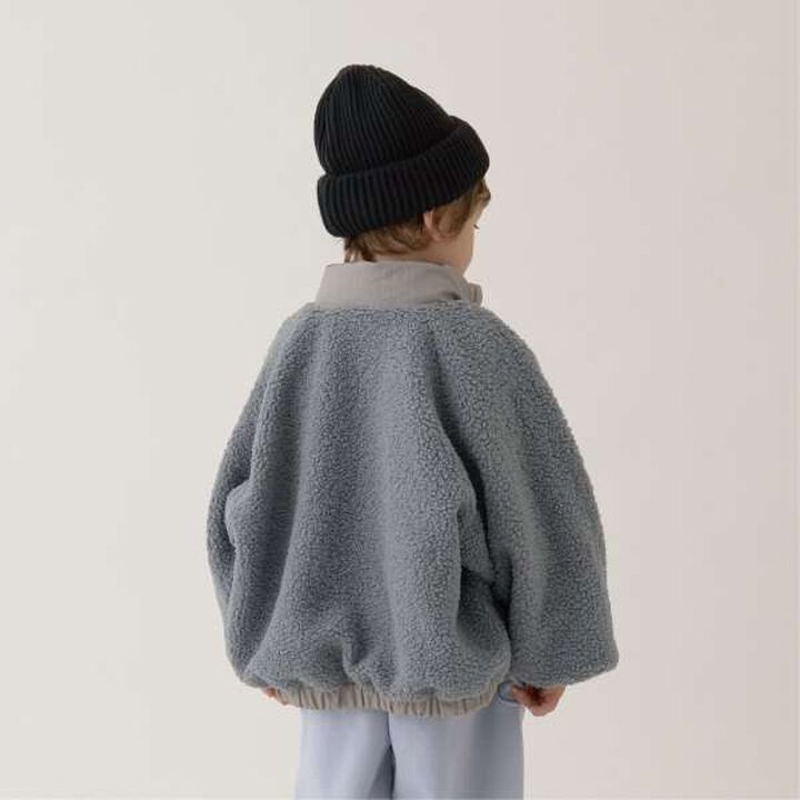 Reversible Oversized 2-Way Jacket,Navy, medium image number 2