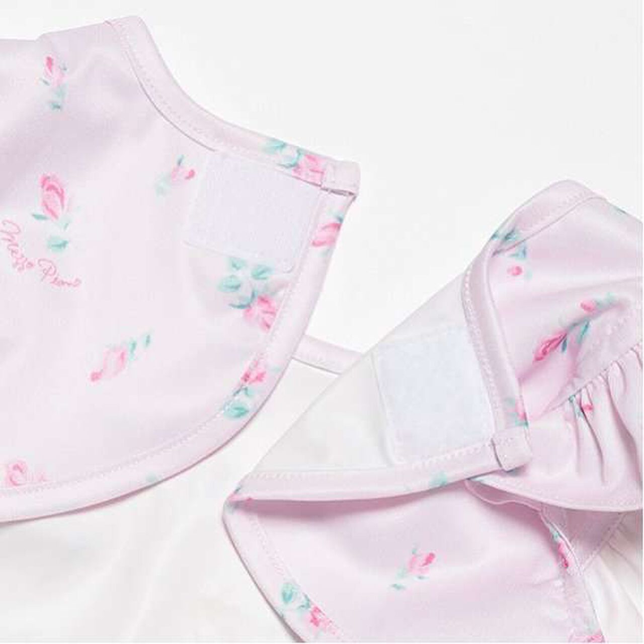 Rosebud Pattern Feeding Bib,Light pink, large image number 9
