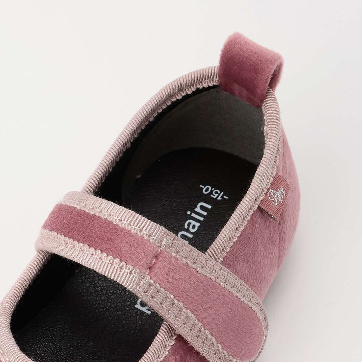 Velour One-Strap Shoes,Mocha tea, medium image number 2