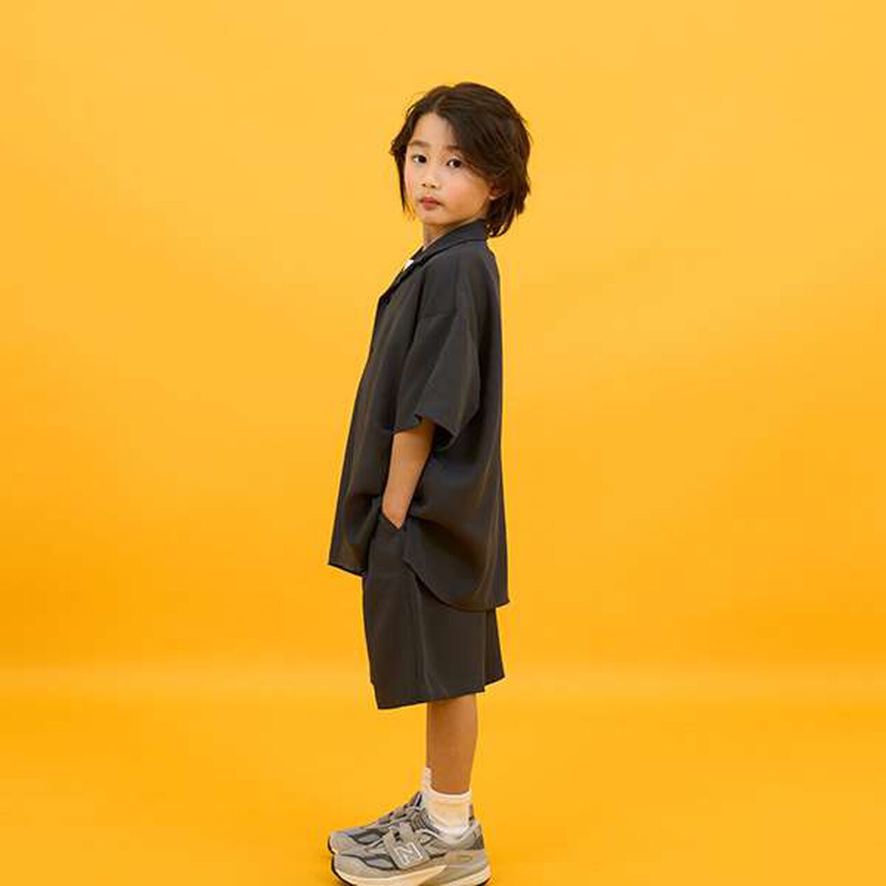 [SKIT0LY] Melty Short-Sleeve Open-Collar Shirt (Set Up Compatible),Ivory, large image number 9