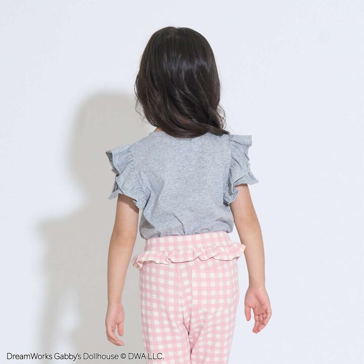 [Gabby's Dollhouse Soft Cotton] Design Sleeve Printed T-Shirt,Top gray, medium image number 12