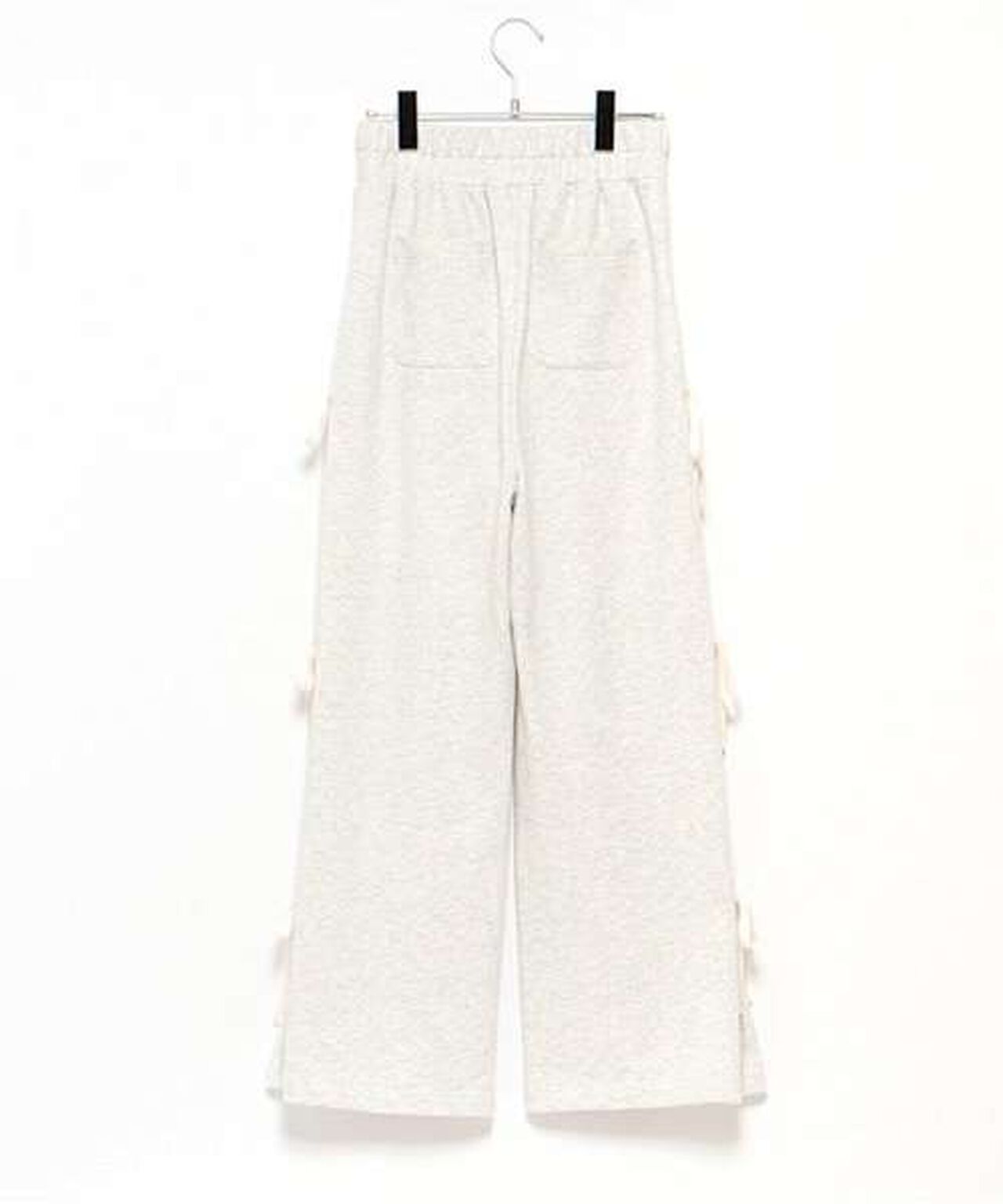 Side Ribbon Tuck Pants,Smoke white, large image number 15