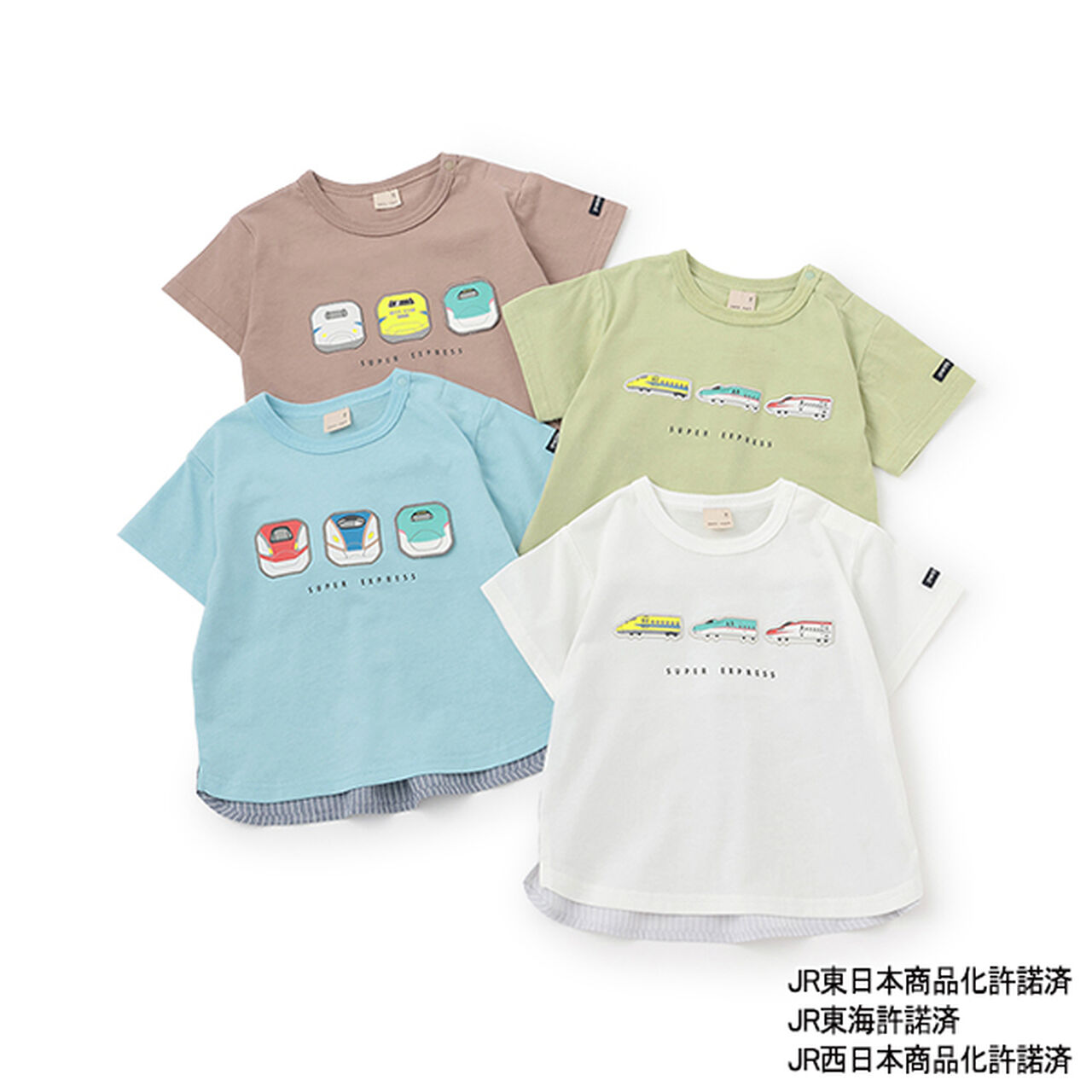 [Shinkansen] Assorted Patch Short Sleeve T-Shirt,Mocha tea, large image number 21
