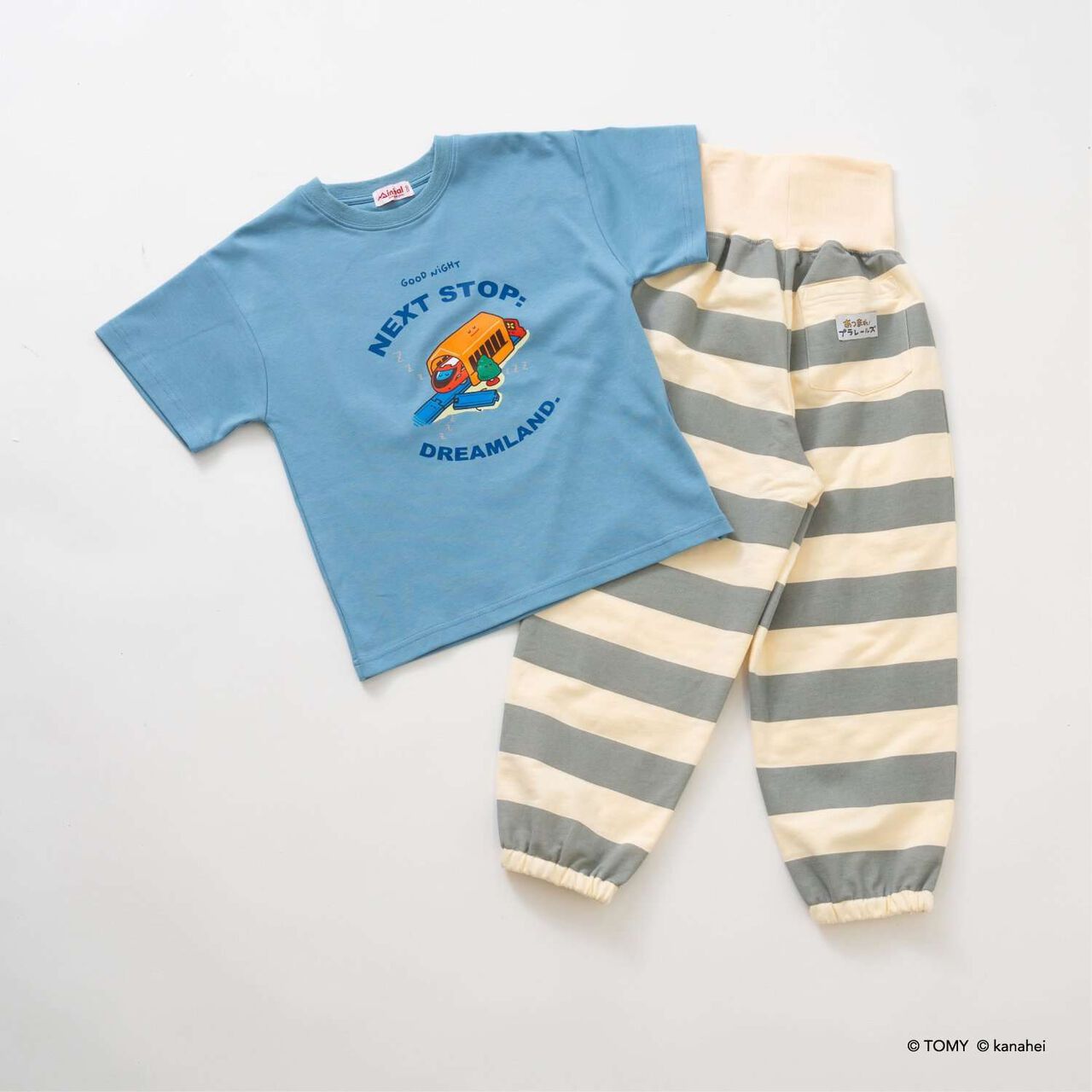 Gather! Plarails Pajamas for Sleep,Light blue, large image number 22