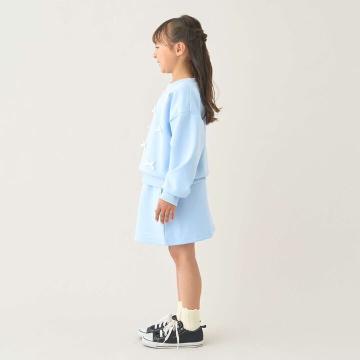 [School-Ready] Puff Sweat Skirt (with Shorts),Ivory, medium image number 21