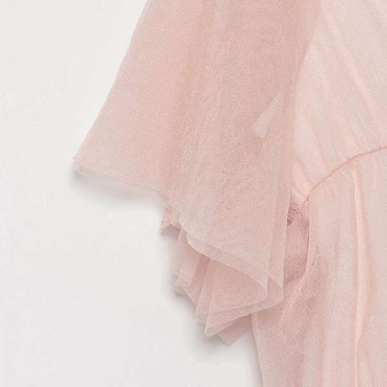 Tulle Bolero with Inner Wear,Black, large image number 9