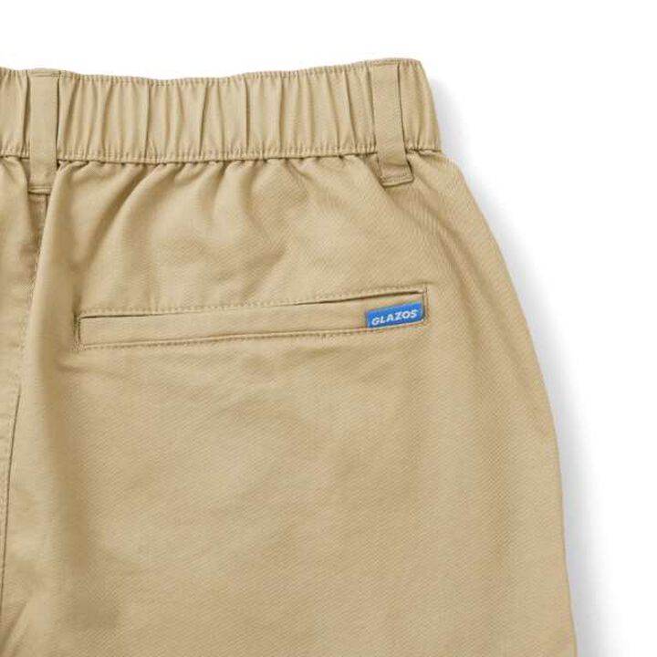 Cotton-Poly Stretch Twill Tuck Pants,Khaki, medium image number 5