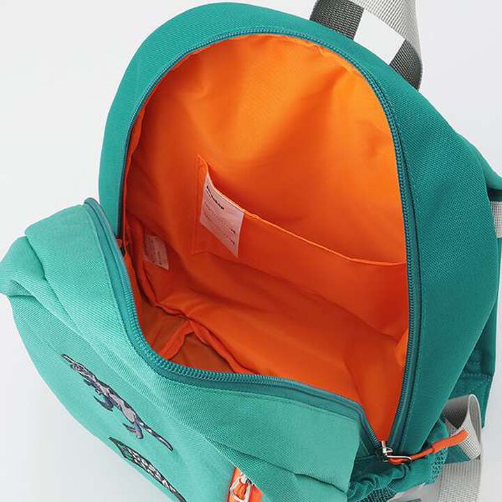 One-Point Embroidery Backpack,Turquoise, medium image number 3