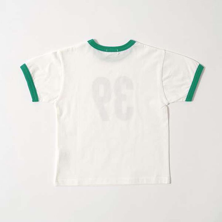 Non-Deforming Soft Cotton Numbered Ringer T-Shirt,Ink blue, medium image number 11