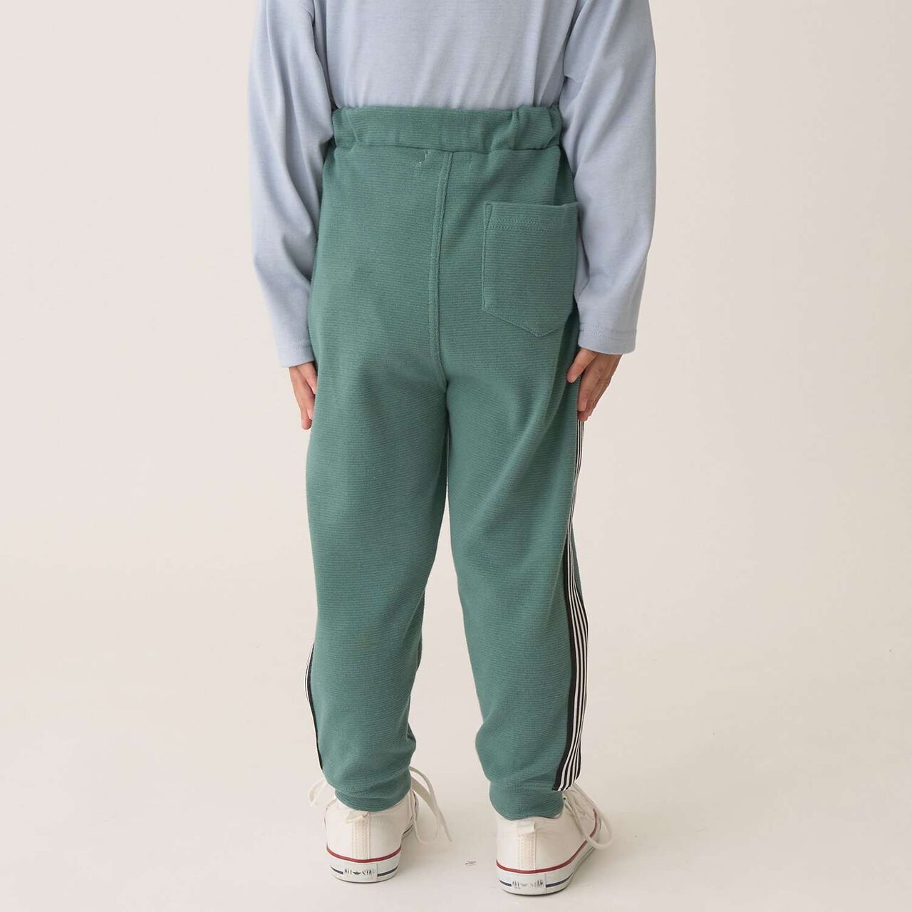 Tomo Pants with Side Line Tapered Design,Greige, large image number 24