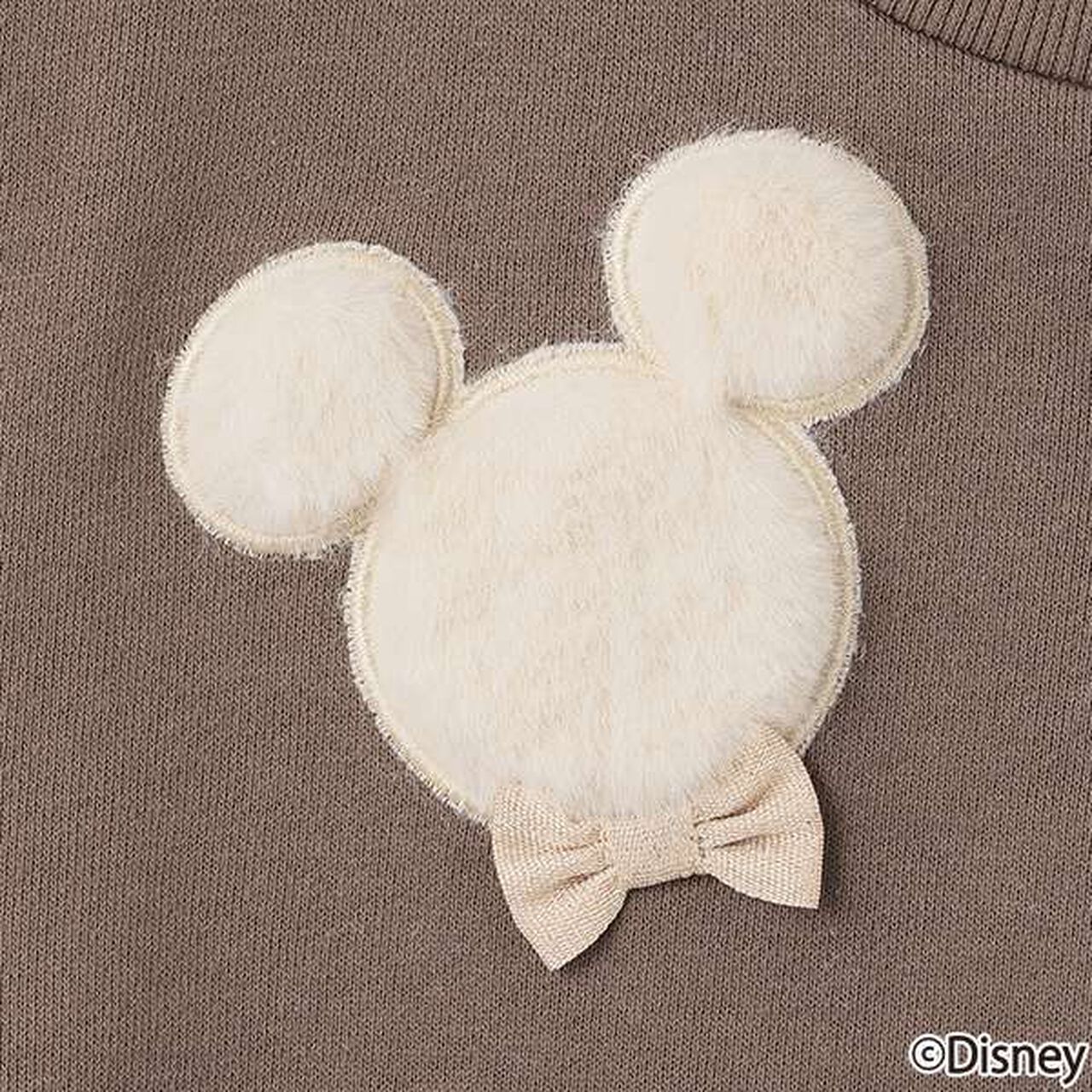 [Disney] Fur Motif Sweatshirt,Light pink, large image number 6