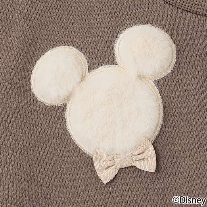 [Disney] Fur Motif Sweatshirt,Light pink, medium image number 6