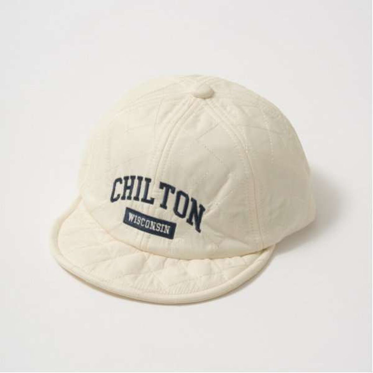 Quilted Embroidered Cap,Blue, large image number 14