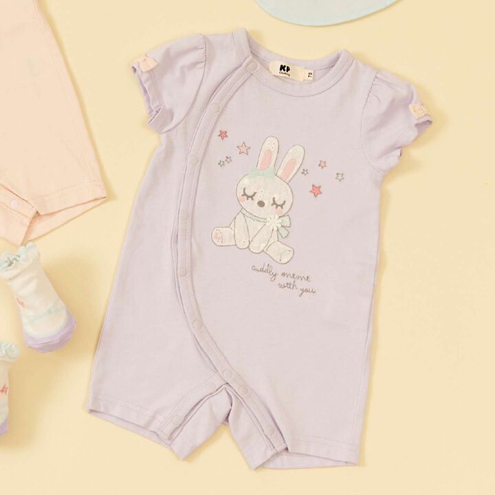 Mimi-chan Appliqu&eacute; Embroidery Shortall,, medium