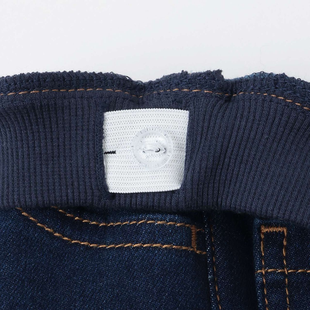 Wool Lined Denim Pants,Blue, large image number 6