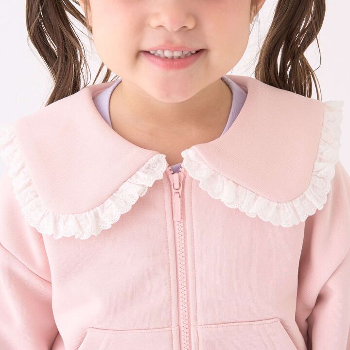 [Lycee Mine Ballet Series] Coordinatable Setup Sailor Collar Full-Zip Sweatshirt,Light blue, medium image number 22