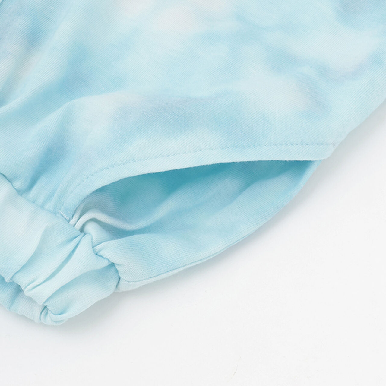 [Cool Touch] Tie-Dye Print Half Pants,Orange, large image number 5