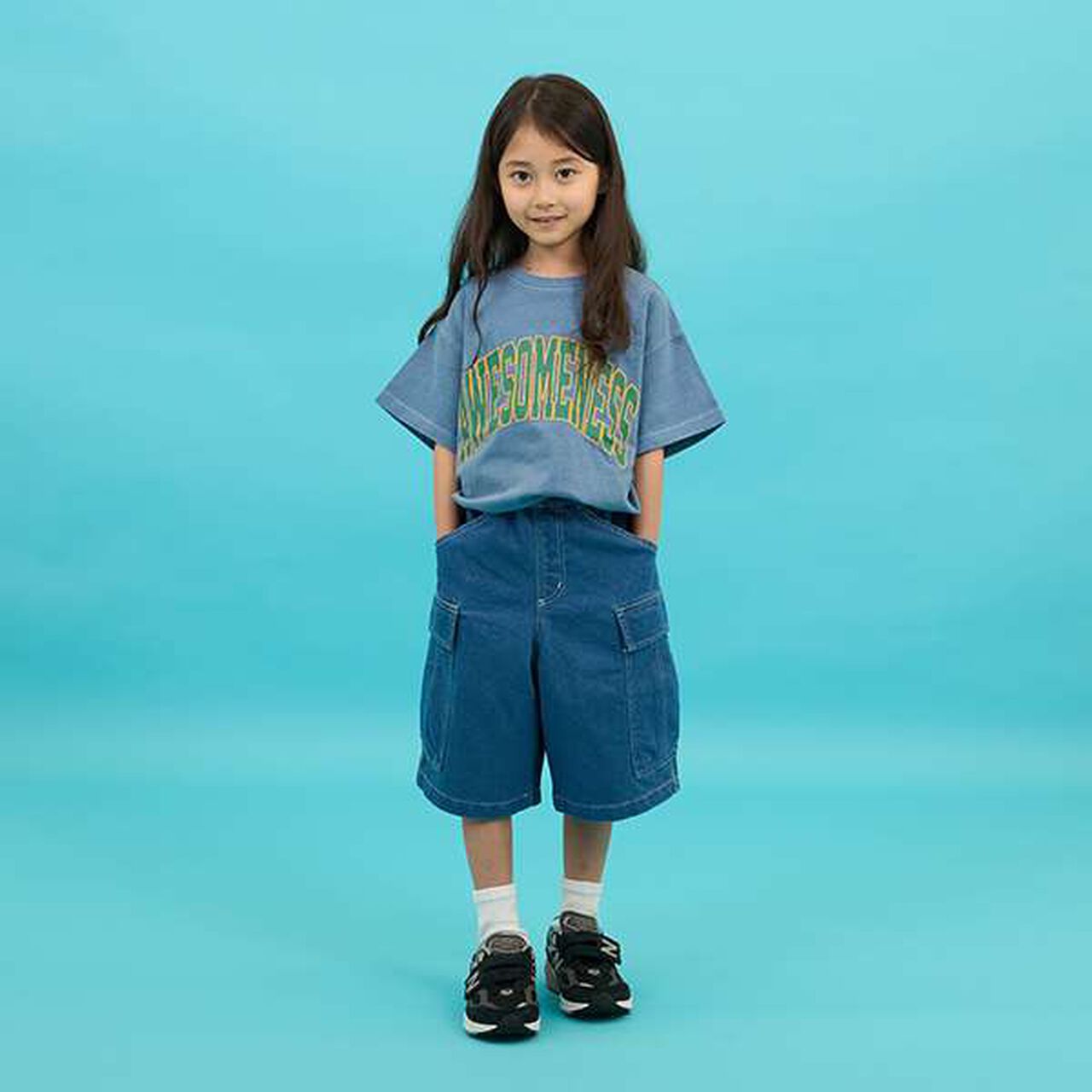 [SKIT0LY] [Heavyweight Jersey] Pigment College Printed T-Shirt,Charcoal gray, large image number 8