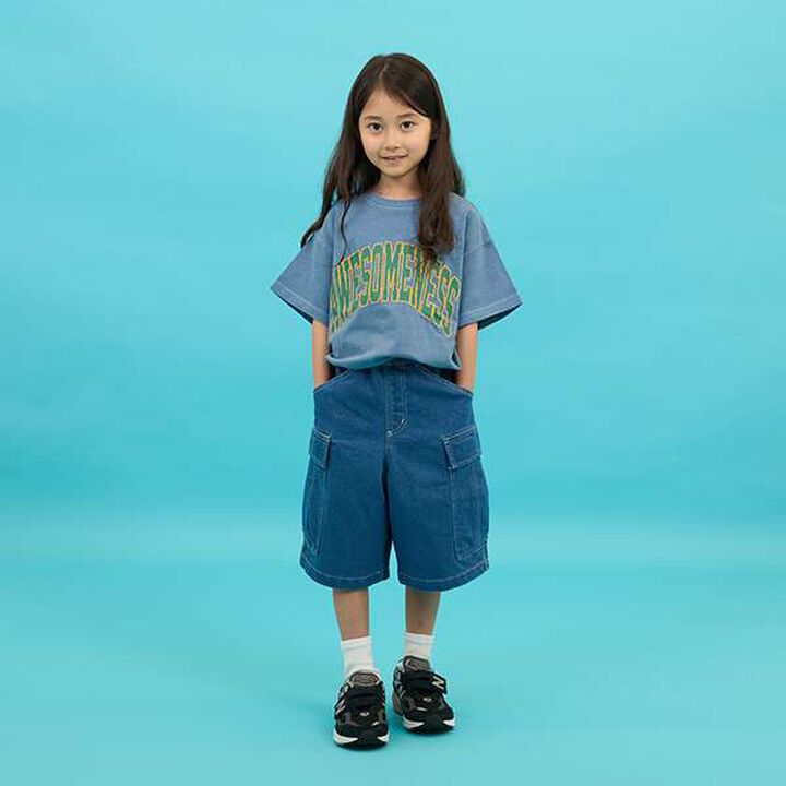 [SKIT0LY] [Heavyweight Jersey] Pigment College Printed T-Shirt,Charcoal gray, medium image number 8