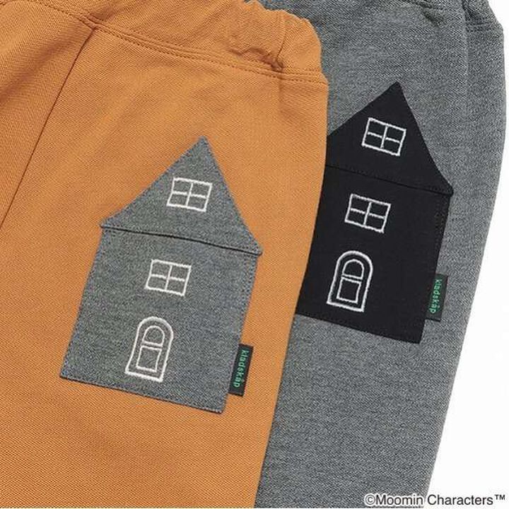 [MOOMIN] Moomin House Long-Length Leggings,Charcoal gray, medium image number 2