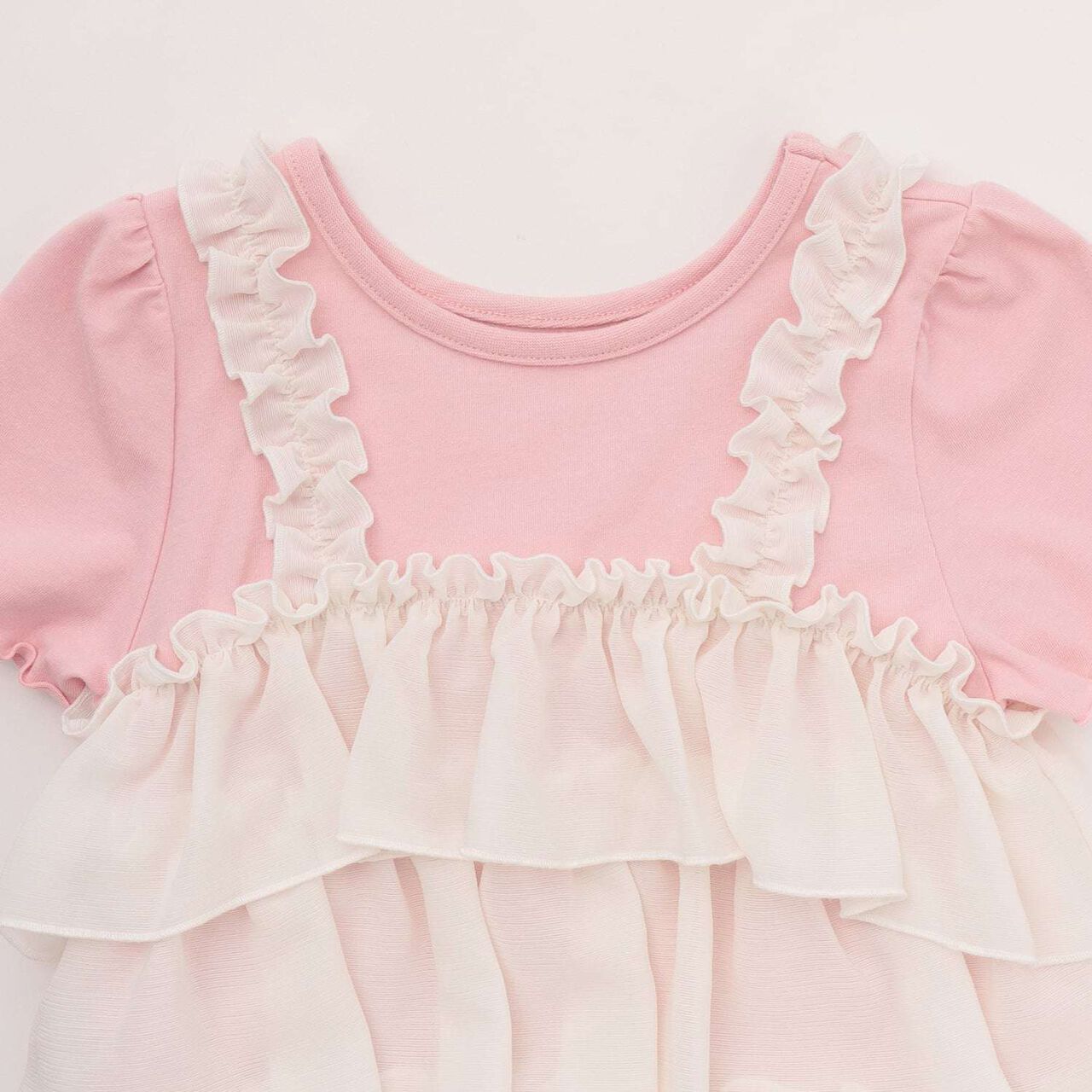 [Either Way Is Fine] UV Protection & Cool Touch Tiered Camisole Docking T-Shirt [Kids Girls],Mint, large image number 6