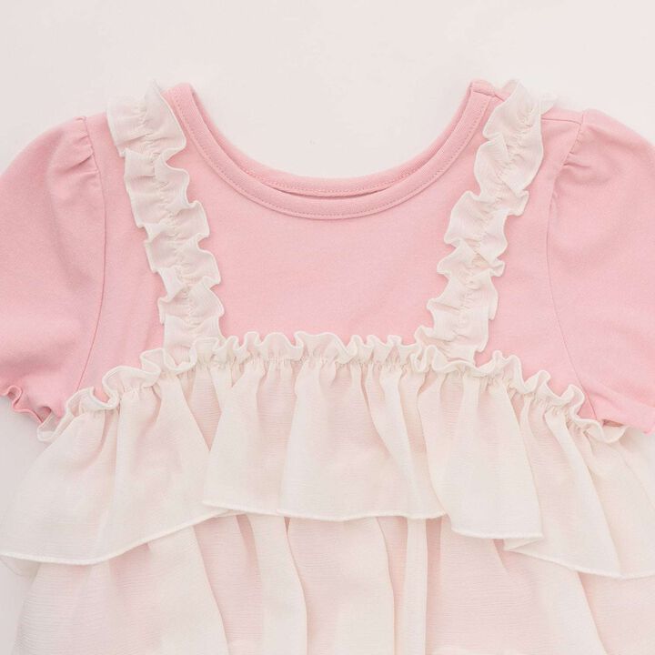 [Either Way Is Fine] UV Protection & Cool Touch Tiered Camisole Docking T-Shirt [Kids Girls],Mint, medium image number 6